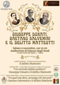 "Giuseppe Donati, Gaetano Salvemini e il delitto Matteotti"